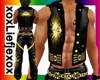 [L] Gold/Black Vest 