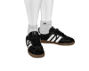 NUT. SHOES BLACK/WHITE X