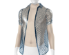 BRYAN  LT BLUE MESH TOP