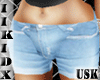 {USK} Shorts-Lite Blue