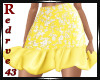 Bea Floral Lemon Skirt