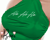iB Green Silk Xmas Top