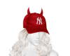 MI Curly Blonde+Red Cap