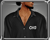 BLK CHOO BUTTON DOWN