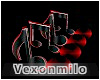 Music Note Chairs (Red)