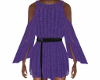 Tori Purple Knit Dress