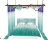 Canopy Teal Beach bed