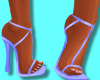 Sheer Blue Heels