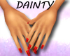 Dainty Hands Blood Nails