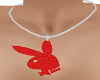 red playboy necklace