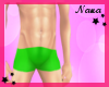 Lock Heart Lime Shorts