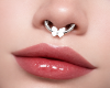 butterfly nose ring ♡
