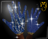 ♛Blue Fantasy Glove♛