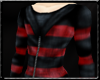 Red black hoodie