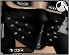 ~Dc) Leather Spikes Mask