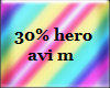30% hero avi m