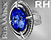 Sapphire Silver RH Ring