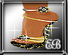 EB*BLACK &GOLD HEELS