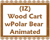 (IZ) Wood Cart PolarBear