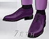 Purple  Suit Shoes