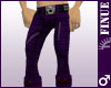 {F} Purple Tartan PantsM