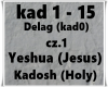 Yeshua Kadosh cz.1