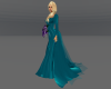 Teal Elegant Dress CL