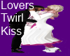 Lovers Twirl Kiss