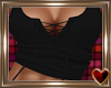 T♥ Black Ruffled Tank