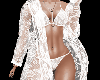 White Lace Long Robe