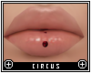 C` Red Lip Piercing