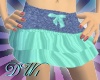 *DW1* Mint Ruffle Skirt