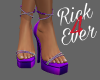 R4E PURPLE HEELS