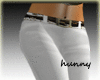 Cute White Pants w/ Belt
