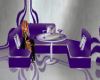 [69]purple/silver table