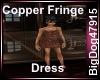 [BD] Copper Fringe Dress