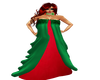 Green/red Gown