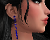 Blue night earrings