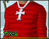 TXN Striped Sweater Red
