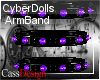 CyberDoll ArmBand Violet