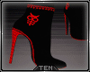 T! Neon Dark Hell boots