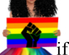 if. BLM + Pride Sign