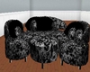 (KPR)Black Flower Couch