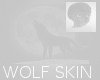 White Grey Wolf Skin F