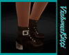 [VK] Brown Buckled Boots