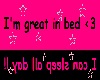 [SM]Great In Bed