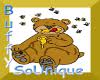 BSU Honey Bear Rug