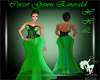 Corset Gown Emerald XXL