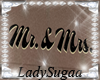 Wedding Sign  Mr & Miss