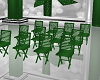 *SCP* GREEN FOLD CHAIRS